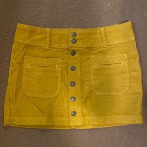 Free People Corduroy mini skirt